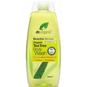 Dr.Organic Árbol De Té Gel De Ducha Todo Tipo De Piel, 250 ml