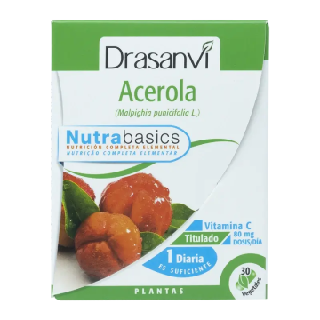Drasanvi Acerola Nutrabasicos , 30 cápsulas