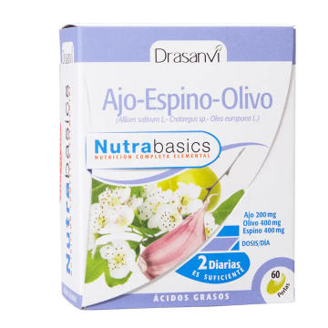 Drasanvi Ajo Espino Olivo 500Mg Nutrabasicos  60 perlas