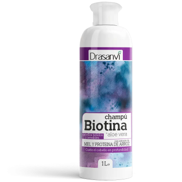 Drasanvi Biotina Champu Y Aloe Vera Cabello Teñidos Y Sensibles Bote , 1 l