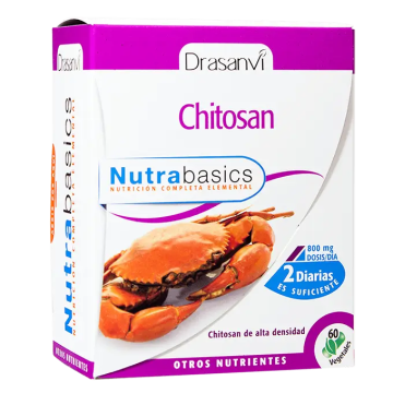 Drasanvi Chitosan 60 Capsulas Nutrabasicos, 60 cápsulas