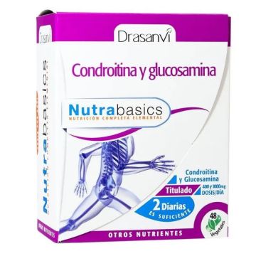 Drasanvi Condroitina+Glucosamina Nutrabasicos  48 cápsulas