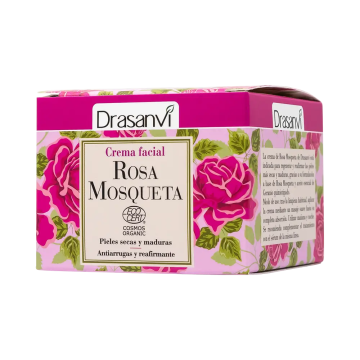 Drasanvi Crema Facial Rosa Mosqueta Ecocert Bio, 50 ml