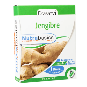Drasanvi Jengibre Nutrabasicos  30 cápsulas