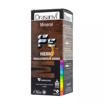Drasanvi Mineral Bisglicinato Hierro Ferrochel  90 comprimidos