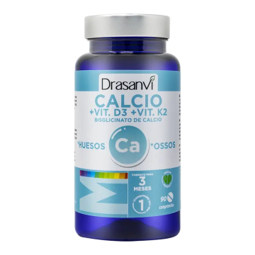 Drasanvi Mineral Calcio Vitamina D3+K2 , 90 comprimidos
