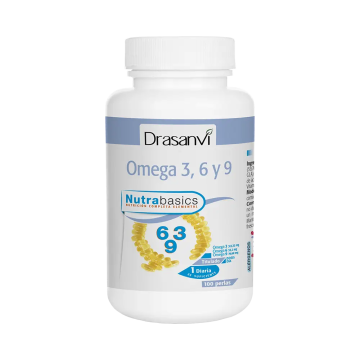 Drasanvi Omega 3-6-9 1000Mg Bote Nutrabasicos , 100 perlas