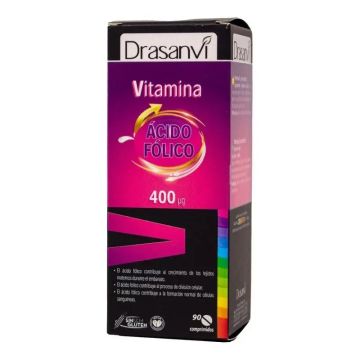 Drasanvi Vitamina B9 400µg Acido Folico  90 comprimidos