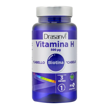 Drasanvi Vitamina H 500µg Biotina  90 comprimidos