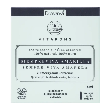 Drasanvi Vitaroms Aceite Esencial Siempreviva Amarilla Ecocert Bio , 5 ml