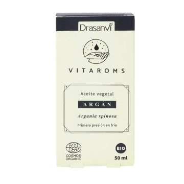 Drasanvi Vitaroms Aceite Vegetal Argan Bio (Primera Presion Frio) Ecocert , 50ml