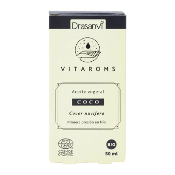 Drasanvi Vitaroms Aceite Vegetal Coco Bio Ecocert , 50 ml