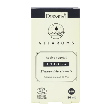 Drasanvi Vitaroms Aceite Vegetal Jojoba Bio (Primera Presion Frio) Ecocert , 50ml