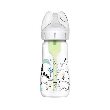 Dr.Brown'S Biberon Boca Ancha 270Ml Dinosaurio Pp Options +