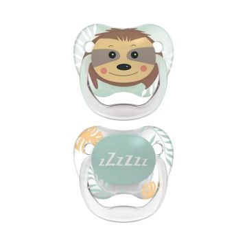 Dr.Brown'S Chupete Prevent Classic Animal Faces T2 6-18 Meses - Niña
