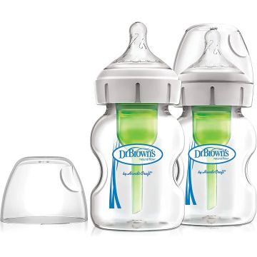Dr.Brown'S Pack De 2 Biberones Ba 150 Ml Pp Cristal Options +