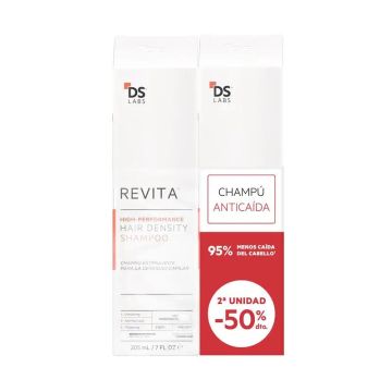 Ds Laboratories Revita Champú Anticaída Y Estimulante Folicular De ÚltimaGeneración. Pack , 2 x 205 ml