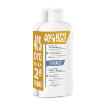 Ducray Kelual Squanorm Champú Caspa Seca 2 X 400Ml