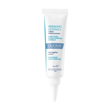 Ducray Keracnyl Glycolic + Crema Desincrustante 30 ml