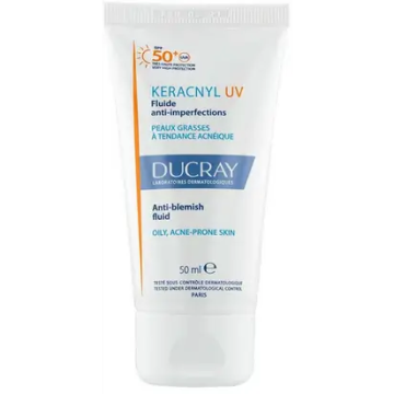 Ducray Keracnyl Uv Fluido Antimperfecciones, 50 ml