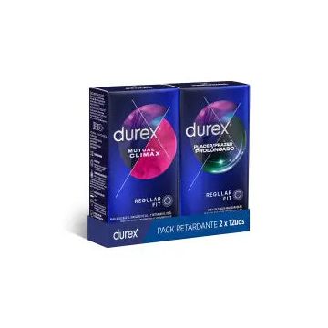 Durex Pack Placer Prolongado 2x12 Unidades