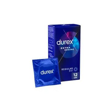 Durex Preservativos Naturales Extra Seguros con Más Grosor 12 unidades