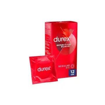 Durex Preservativos Sensitivo Suave Para Mayor Sensibilidad 12 unidades