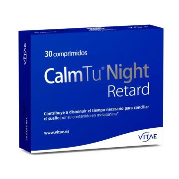 CalmTu Night Retard 30 comprimidos - Sueño continuo con valeriana y melatonina