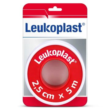 Leukoplast Blanco Con Aro 2,5 Cm X 5 M