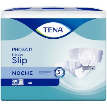 Tena Pañal Proskin Slip Elástico Mediano Noche , 80 unidades