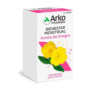 Arkopharma Arkocápsulas Aceite de Onagra, 200 cápsulas