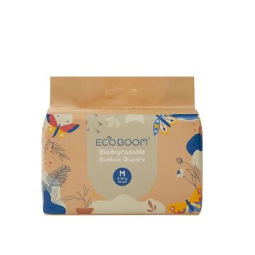 Eco Boom Pañal De Bambú Joy M 3, 32 unidades