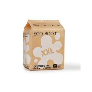 Eco Boom Pañal De Bambú Pure Xll, 17 unidades