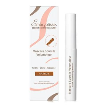 Embryolisse Mascara Sourcils Volumateur Châtain , 5 ml
