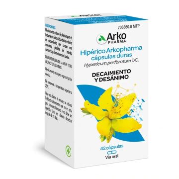 Arkopharma Arkocápsulas Hipérico, 42 cápsulas