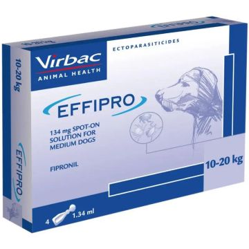 Effipro Spot-On Perro 402 Mg +40Kg, 24Pipetas