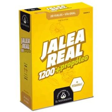 El Naturalista Jalea Real Adultos Con Propóleo, Complemento Alimenticio, 10Viales