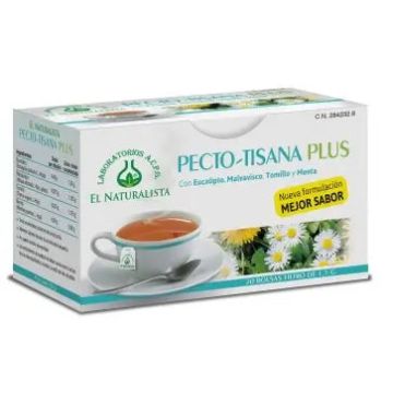 El Naturalista Pectotisana Mezcla De Plantas 20 Bolsitas Infusión