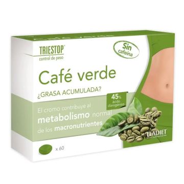 Eladiet Triestop Cafe Verde Sin Cafeina 60 Comrpimidos
