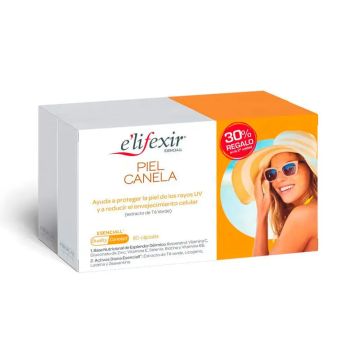 Elifexir Esenciall Piel Canela Acelerador Bronceado 80 Capsulas