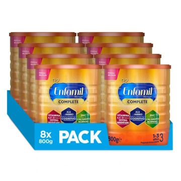 Enfamil Complete 3 Leche de Crecimiento, 8 X 800 gr