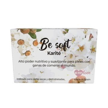 Enna Be Soft-Soft Jabón Vegano, Karité, 100 gr