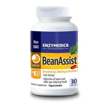 Enzymedica Beanassist, 30 Cápsulas