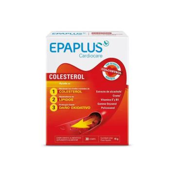 Epaplus Cardiocare Colesterol, 15 gramos, 30 comprimidos