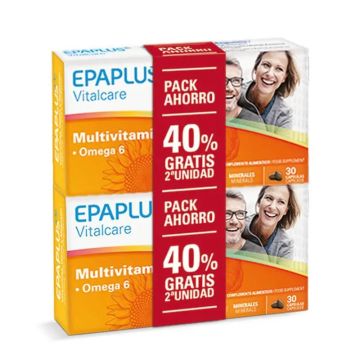 Epaplus pack Vitalcare Multivit, 22,8 gramos, 2x30 comprimidos