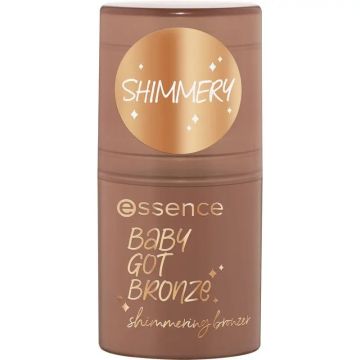 Essence Bronceador En Barra Brillante Baby Got Bronze 20 Marrón, 5.5 gr