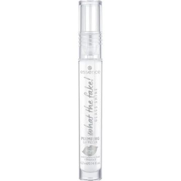 Essence What The Fake! Brillo De Labios Voluminizador Glass Shine Transparente,4.2 ml