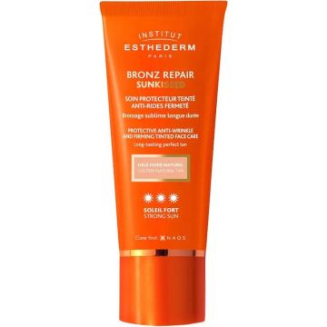 Esthederm Bronz Repair Sunkissed Crema Facial Antiarrugas Sol Fuerte Color, 50ml