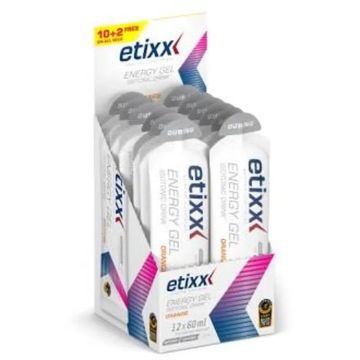Etixx Isotonic Energy Gel Sabor Naranja 12Ud.