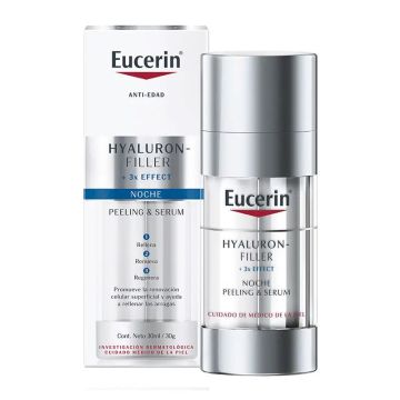 Eucerin Hyaluron Filler Peeling & Sérum Noche, 30 ml